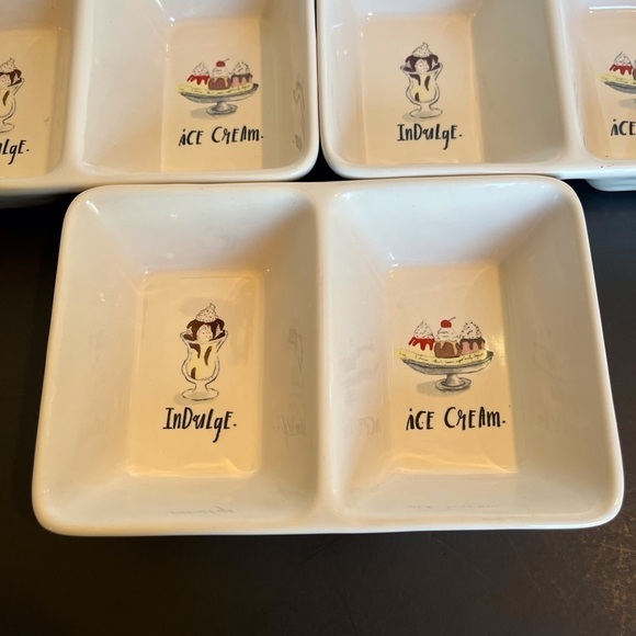 Ceramic Ice Cream/Sweets Dishes from Rae Dunn Artisan Collection by Magenta - Picture 11 of 12
